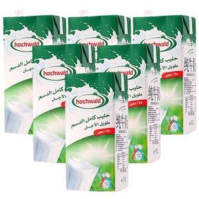 华东地区：Hochwald 好沃德 全脂牛奶1L*6 28.9元