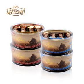 中粮 金帝浓醇黑巧克力140gx2+牛奶巧克力140gx2 共4碗 25元(49.9，299-150)