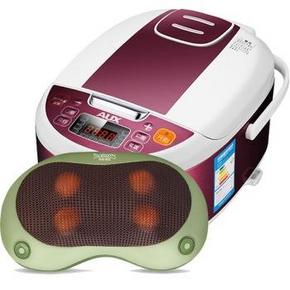 手机端：奥克斯 FR-F3001EZ-4 电饭煲3L＋轻松伴侣 EP-30282按摩器 159元包邮