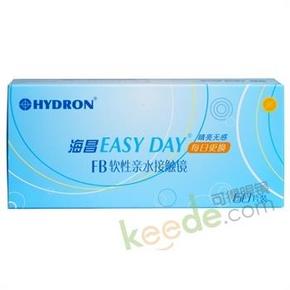 HYDRON 海昌EASY DAY日抛隐形眼镜60片装+保视宁润眼液15ml 98元包邮
