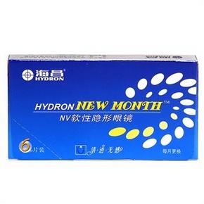 HYDRON 海昌NEW MONTH新月抛隐形眼镜6片装*2盒+卫康护理液+双联盒 52元包邮