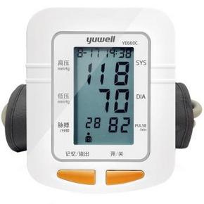 手机端：鱼跃 YE660C 上臂式电子血压计 95元包邮