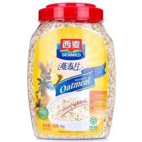 手机端：SEAMILD 西麦 即食燕麦片1000g  12.45元(2件起)