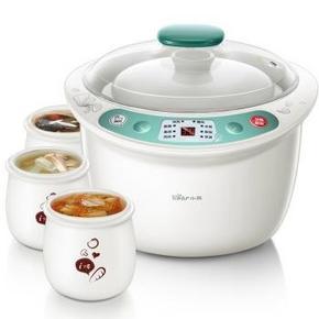 小熊 DDZ-125TB 电炖锅 电炖盅 一锅四胆 双层外壳 2.5L 199元包邮