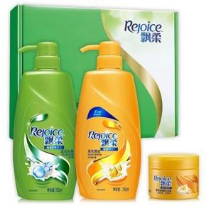 飘柔 滋润去屑洗发水750ml+焗油精华素750ml+赠品 33元(64.9，199-100)