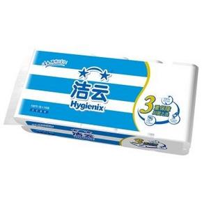 洁云 柔韧120节无芯卷筒卫生纸x10卷 9.9元