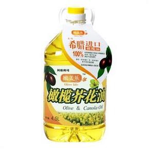 阿格利司 橄榄芥花调和油4.5L 59.9元包邮(79.9-20)
