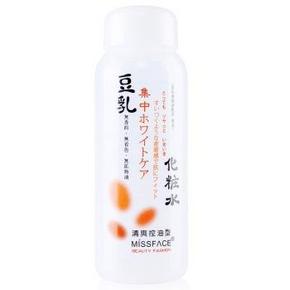 MISS FACE 豆乳 清爽控油化妆水180ml 19.9元