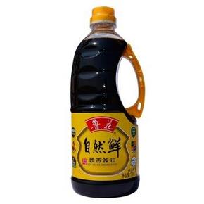鲁花 自然鲜酱香酱油 1L+160ml  12.9元