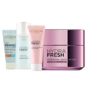 L'OREAL PARIS 巴黎欧莱雅 清润补水套装 约65元(128，199-100)