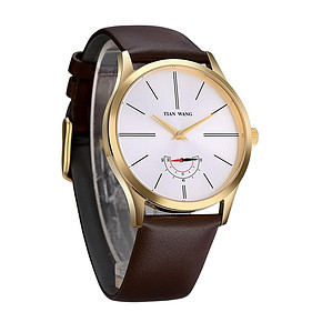 Tianwang 天王 LS3691G简约石英40mm直径中性手表  309元包邮