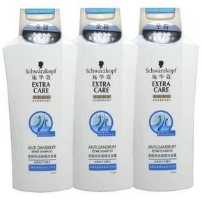 施华蔻 清屑舒润调理洗发露400ml*3瓶 79元包邮（赠彩虹伞）
