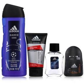 adidas 阿迪达斯 决战欧冠系列 男士香氛护理套装+香皂 102.8元(202.8-100)