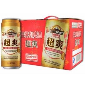 Suntory 三得利 超爽啤酒500mlx12听 36元(72，买1赠1)