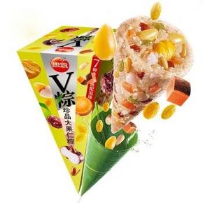 新疆福利：思念 珍品大果仁粽子 方便速食 真空包装100g  1元(不限购)