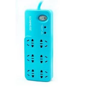 声缪斯 GM-SE6NB 色诱系列 六位防雷排插1.8米 29元