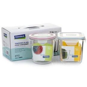 三光云彩 GL44 保鲜盒两件套 + 长方形保鲜盒1900mlx3个 108.7元(208.7-100)