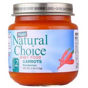 Moms Natural 玛欧仕 胡萝卜泥 113g 2.99元 日常19元(限购1件)