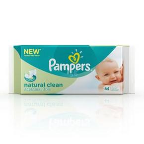 Pampers 帮宝适 自然纯净系列 婴儿湿巾64片  6.7元