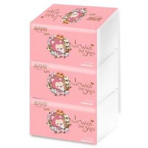 手机端：五月花 抽纸 阿狸2层抽式面巾纸200抽x3包 6.18元(可满减)