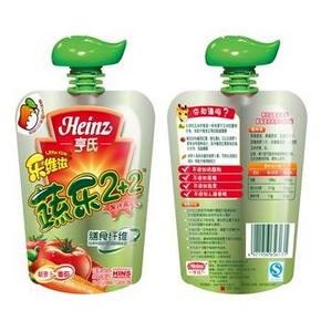 亨氏 蔬乐苹果草莓番茄胡萝卜120gx24袋+苹果白葡萄甘蔗西柚120gx18袋 101.6元(201.6-100)