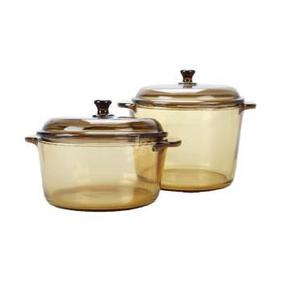 华南华中：乐美雅 VITRO玻璃 透明圆锅(2L+3L) 278元包邮(378-100)