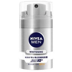 NIVEA 妮维雅 男士焕白防晒亮肤露50g+凑单品 49.8元(99.8-50)