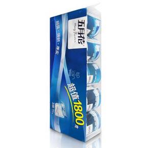 五月花 3层有芯卷筒卫生纸180g*10卷  13.8元