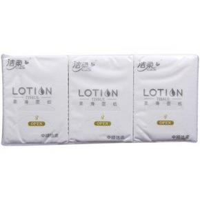 C&S 洁柔 纸巾 LOTTON系列 柔润4层手帕纸6片x6包 2.5元