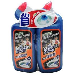 Mr Muscle 威猛先生 强效洁厕液 500gx2瓶 12.9元(2件起购)