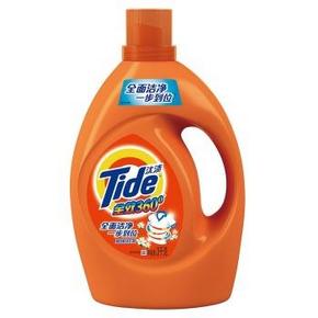 Tide 汰渍 全效360度洗衣液3kgx2瓶+净白去渍洗衣粉2.15千克 49.9元(双重优惠)