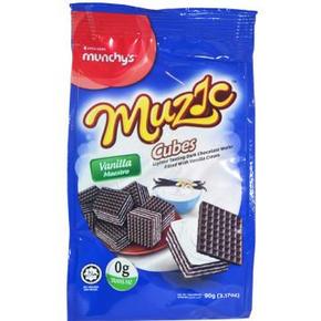 Munchy's 马奇新新 妙乐香草味夹心巧克力威化饼干 90g 2.5元(可99-20)