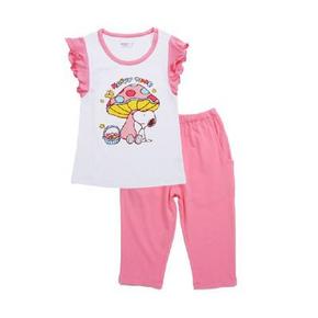 SNOOPY 史努比 女童短袖套装 49元