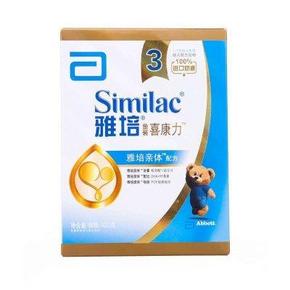 华北：雅培(Abbott) 亲体喜康力婴幼儿3段奶粉400g盒装  17.9元