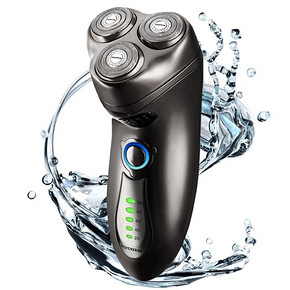 飞科 全身水洗充电式三刀头电动剃须刀+鼻毛修剪器 119元包邮