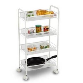 生活诚品 储物架 四层可移动收纳置物架子 49.5元(99，下单5折)