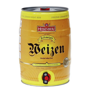 汉森堡 啤酒 德国啤酒 小麦啤酒 纯麦啤酒 5L桶装   79元包邮