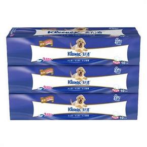 限区域：Kleenex 舒洁 柔韧纯白 卷纸 3层210节x30卷 51元(99.9，199-100)