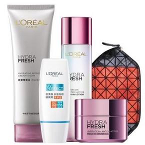 手机端：巴黎欧莱雅 清润大礼包 199元包邮(299-100)