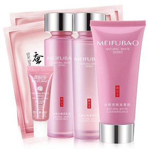 手机端：MEIFUBAO 美肤宝 自然亮肤优惠套装+赠品 89元(99-10)