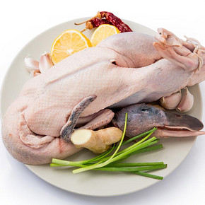 广东地区：原膳嫩鸭（樱桃谷鸭）950g/只 0.01元