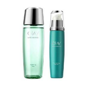 玉兰油水感透白莹肌亮肤液150ml+玉兰油水感透白净瑕凝乳75ml 158元(258-100)