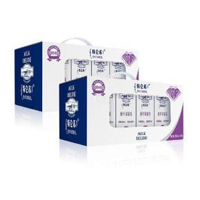 华东/华北：蒙牛 特仑苏醇纤牛奶 250mlx12盒x2箱 68元(低至34元/箱)