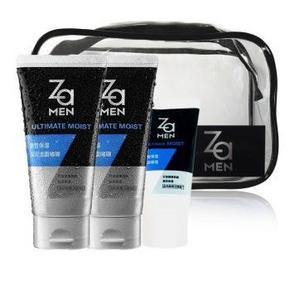 Za 男士 深润洁面啫喱100g×2+啫喱中样×1+洗漱包×1 34.5元(69，199-100)