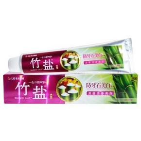 手机端：LG 竹盐 原生白牙膏 130g  9.9元(可199-80)