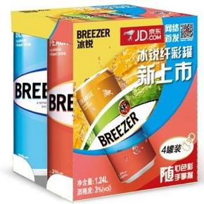 Bacardi 百加得 冰锐朗姆预调酒 310ml罐x4支装 12元(20，99-40)
