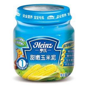 Heinz 亨氏 甜嫩玉米泥113g(瓶)   2.9元(限购1件)