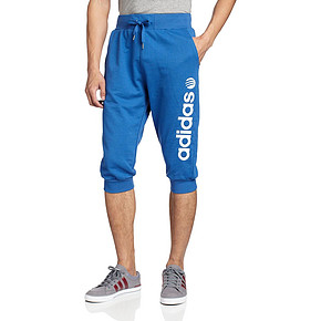 adidas NEO 阿迪达斯运动生活 S2514  男式 BASE 舒适针织七分裤 139元包邮