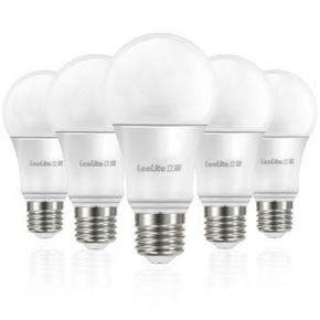 立莱 流年LED球泡10W 3000K 5支装 89元包邮(119-30)