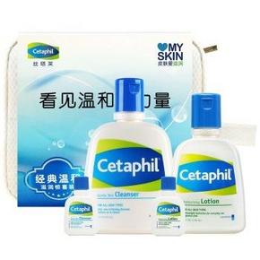Cetaphil 丝塔芙 洁面乳237ml+润肤乳118ml+旅行装29mlX2 69.5元(139，199-100)
